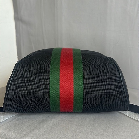 GUCCI Black Canvas Web Zip Techno Backpack - Picture 5 of 14